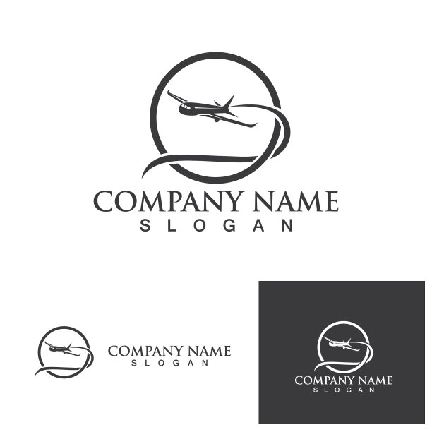 飞机标志图标模板图片下载