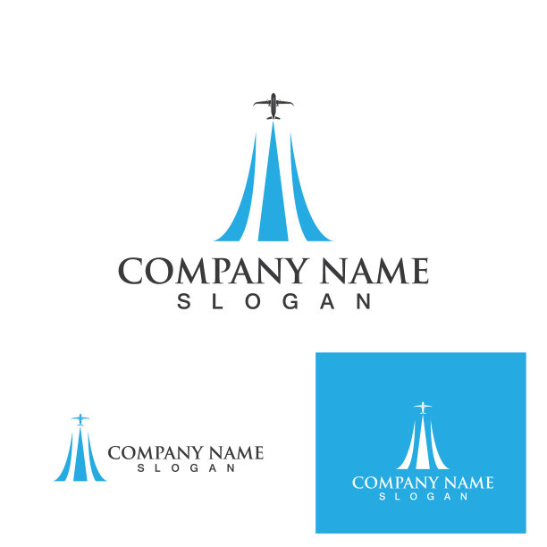 飞机标志图标模板图片下载