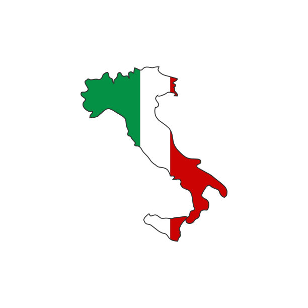 意大利国家地图图片下载