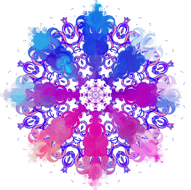 装饰性曼荼罗启发了民族艺术图片下载