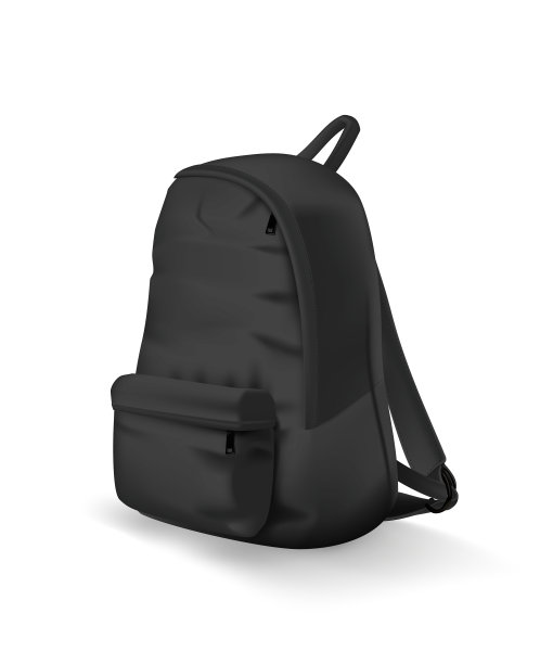 黑色背包设计学院或学校的背包图片下载