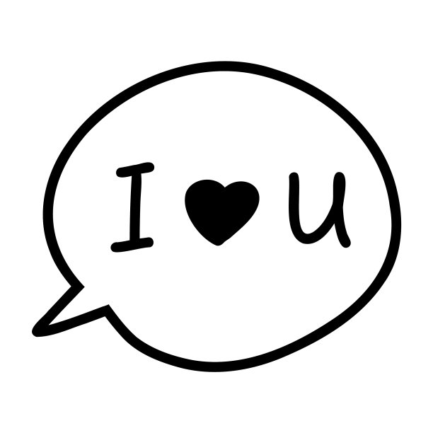 手绘涂鸦讲话思想泡泡图片下载