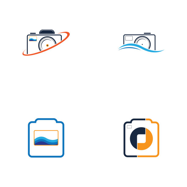 相机摄影标志图标设计模板图片下载