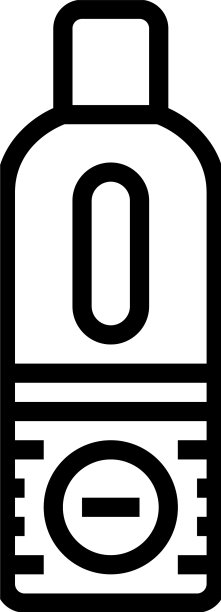 晒喷雾体瓶线图标图片下载