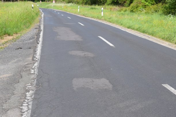 乡村公路的糟糕修理图片下载