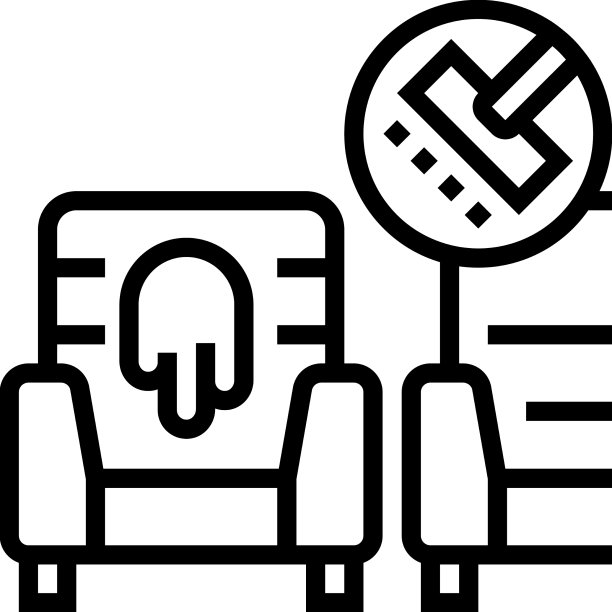 室内装潢清洁线图标图片下载