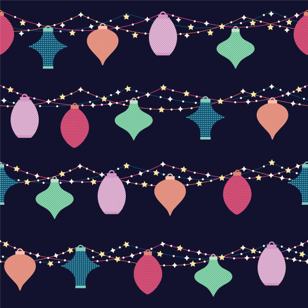 条形彩灯无缝挂上图片下载