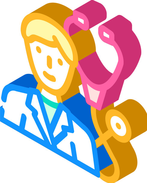 肺科医生等距图标图片下载