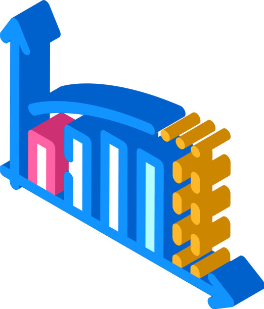 效益被动收入信息图表等距图标图片下载