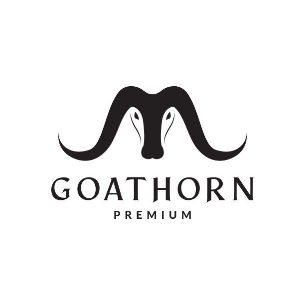 头波尔山羊标志设计图形符号图标图片下载