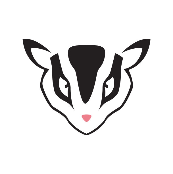 面飞松鼠标志设计图形符号图片下载