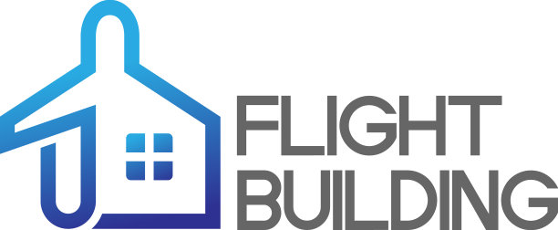 极简设计飞行建筑家居标志设计图片下载