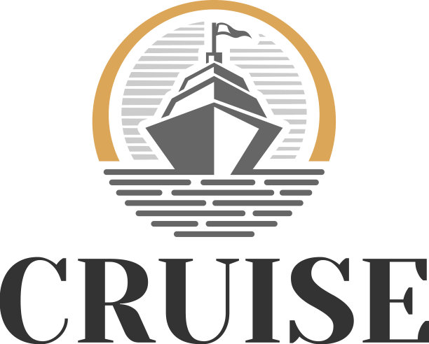 现代船旗帆船水手标志设计图片下载