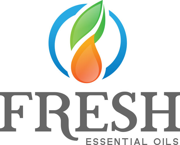 现代彩色清新精油标志设计图片下载