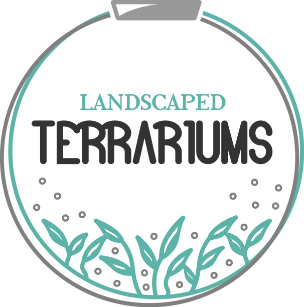 现代景观玻璃盆景花标志设计图片下载