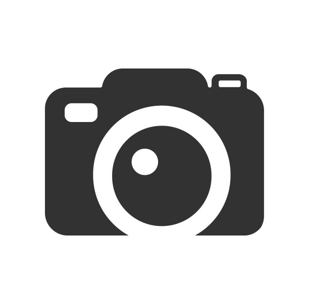 相机图标在白色背景图片下载