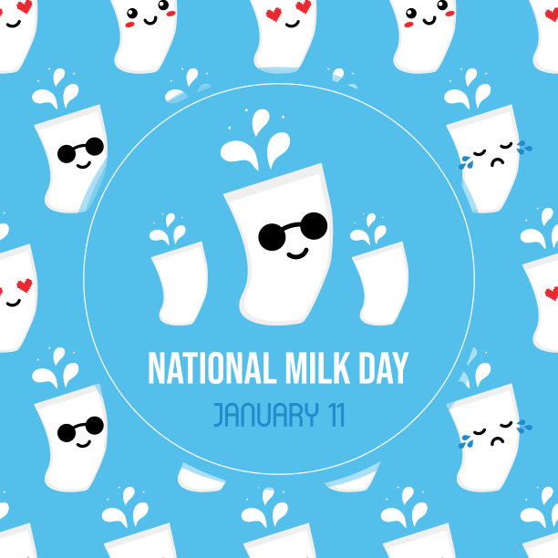 全国牛奶日贺卡图片下载