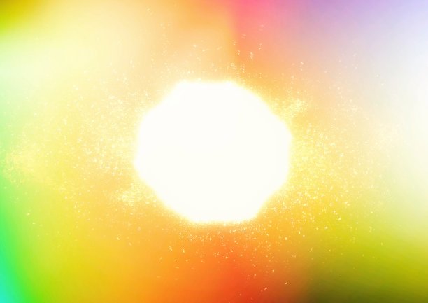 灯光在黑暗中闪烁的插图图片下载