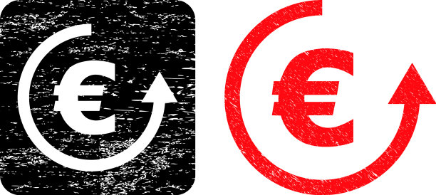 纹理欧元退款模板水印图片下载