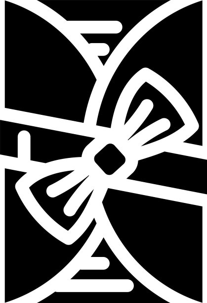 婚礼当天的邀请卡字形图标图片下载