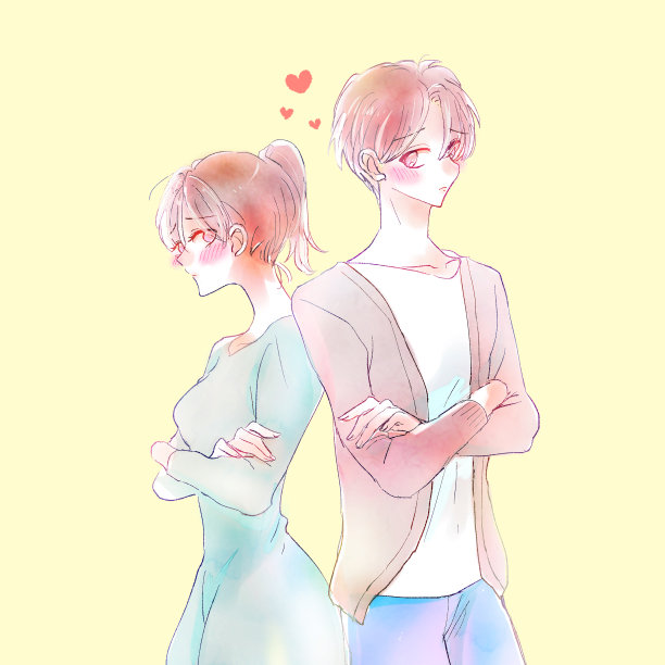 想着对方的可爱情侣图片下载