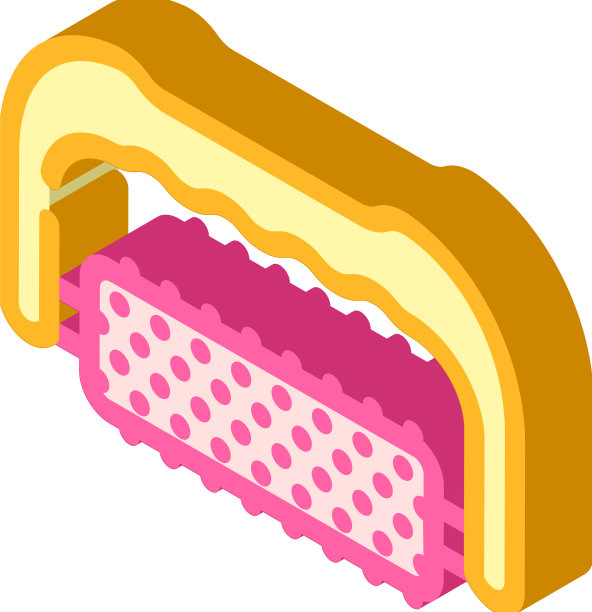 按摩工具等距图标图片下载