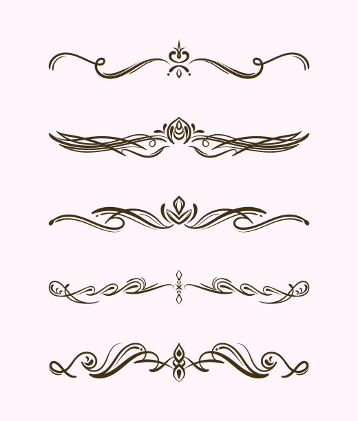 巴洛克风格的手绘复古装饰图片下载