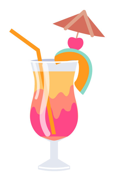 杯子搭配鸡尾酒简单图片下载