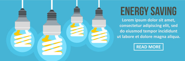 节能横幅横列概念图片下载