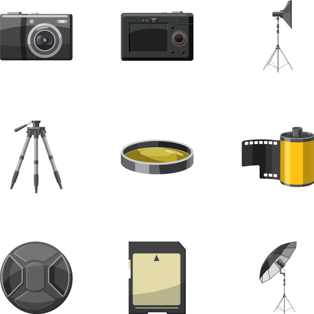 照片图标设置卡通风格图片下载