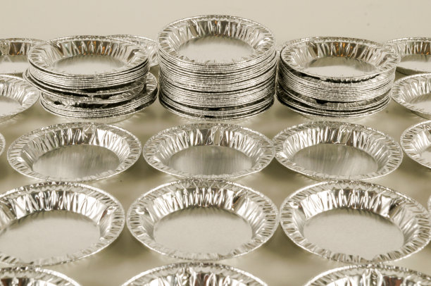 圆形铝箔食品隔离图片下载