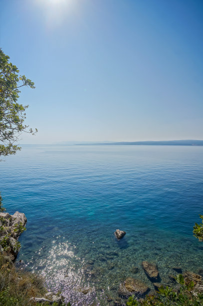 海岛在海中，数码照片以图片为背景图片下载