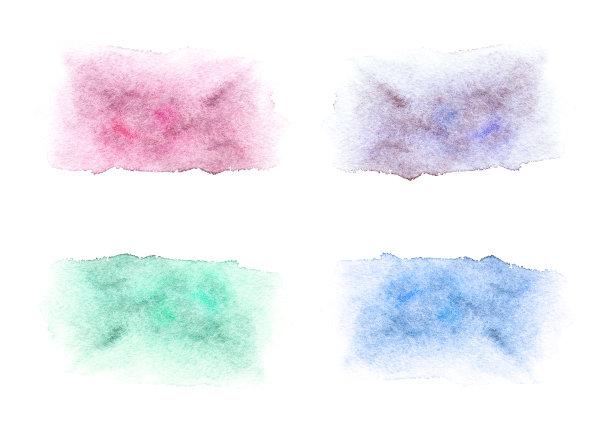 水彩纹理背景。手绘水平艺术。书法条幅图片下载