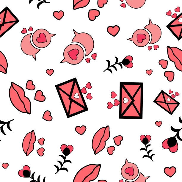 集心无缝图案背景理想图片下载