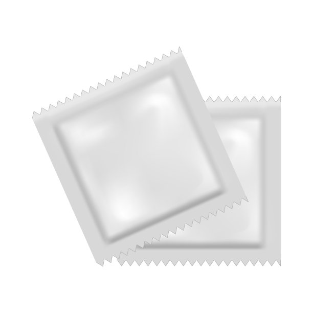 逼真的白色空白模板包装为一个图片下载