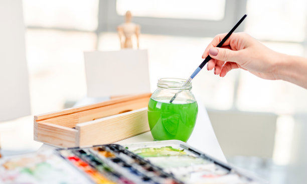 画笔和水彩图片下载