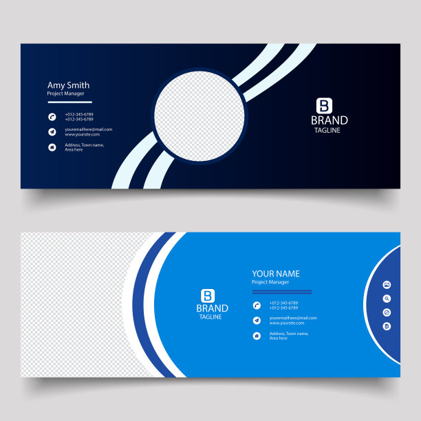 邮件签名模板或邮件页脚图片下载