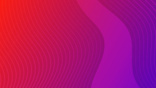 现代彩色梯度背景与波浪图片下载