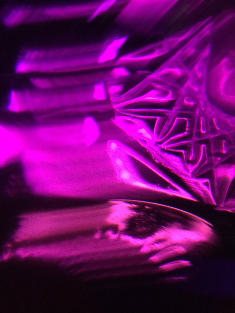 霓虹灯玻璃抽象形状图片下载