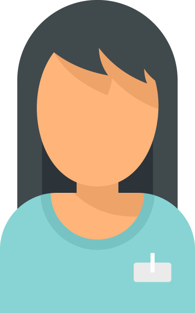 图书馆女人图标平孤立图片下载