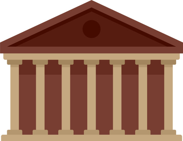 圆柱剧场图标平孤立图片下载