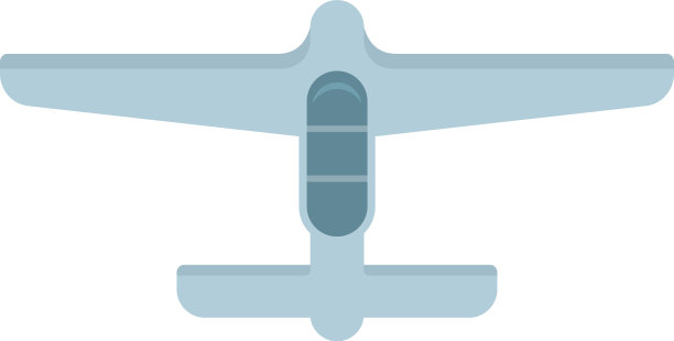 小飞机滑行图标平孤立图片下载