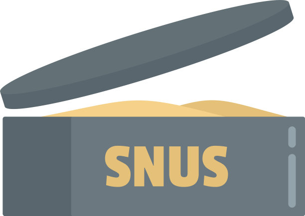 鼻烟锡罐图标扁平隔离图片下载