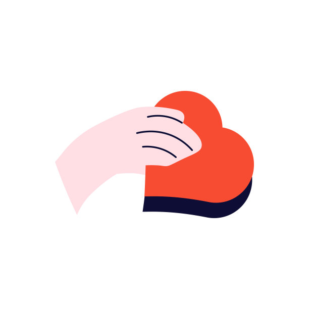 节日用心形的红色礼品盒图片下载