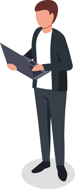 工作的人使用笔记本电脑和电脑一起工作图片下载