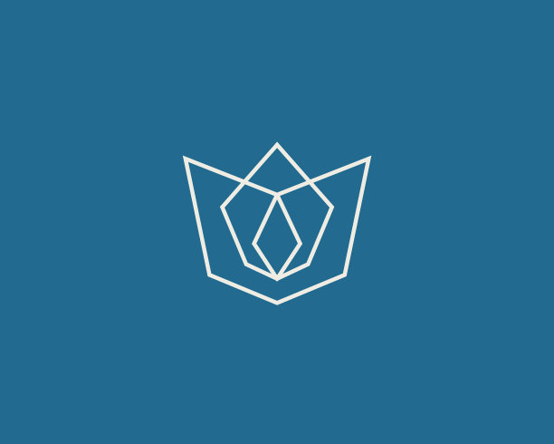 摘要婉约花标志图标设计图片下载