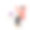 微笑的非洲裔美国女人Coco的3D插图，带着笔记本电脑坐在椅子上，把他的手举在空中。卡通快乐商人庆祝成功，在办公室工作。图片下载