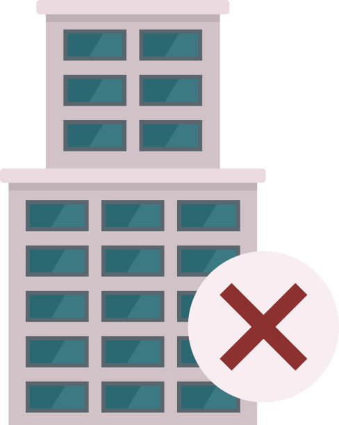 拆迁建筑图标平坦孤立图片下载