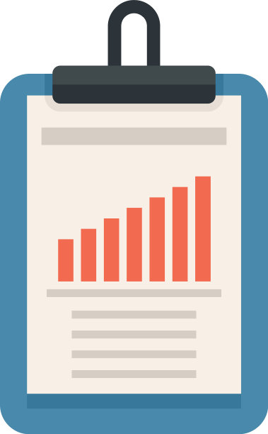 产品经理剪贴板图标扁平隔离图片下载