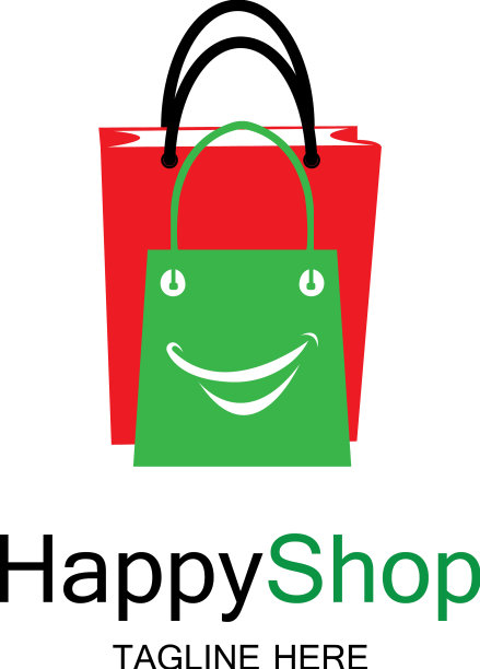 快乐店标志设计模板图片下载